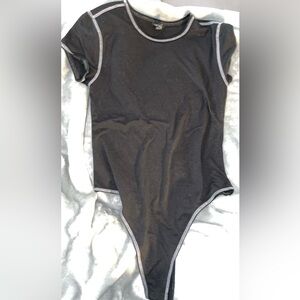 Medium Black and white body suit worn once